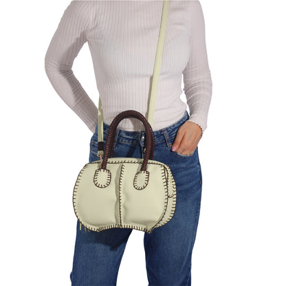 Mini Barrel Leather Bag
