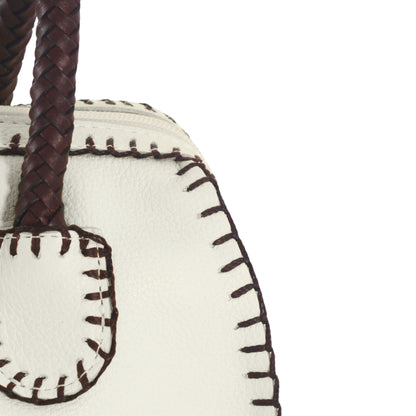 Mini Barrel Leather Bag
