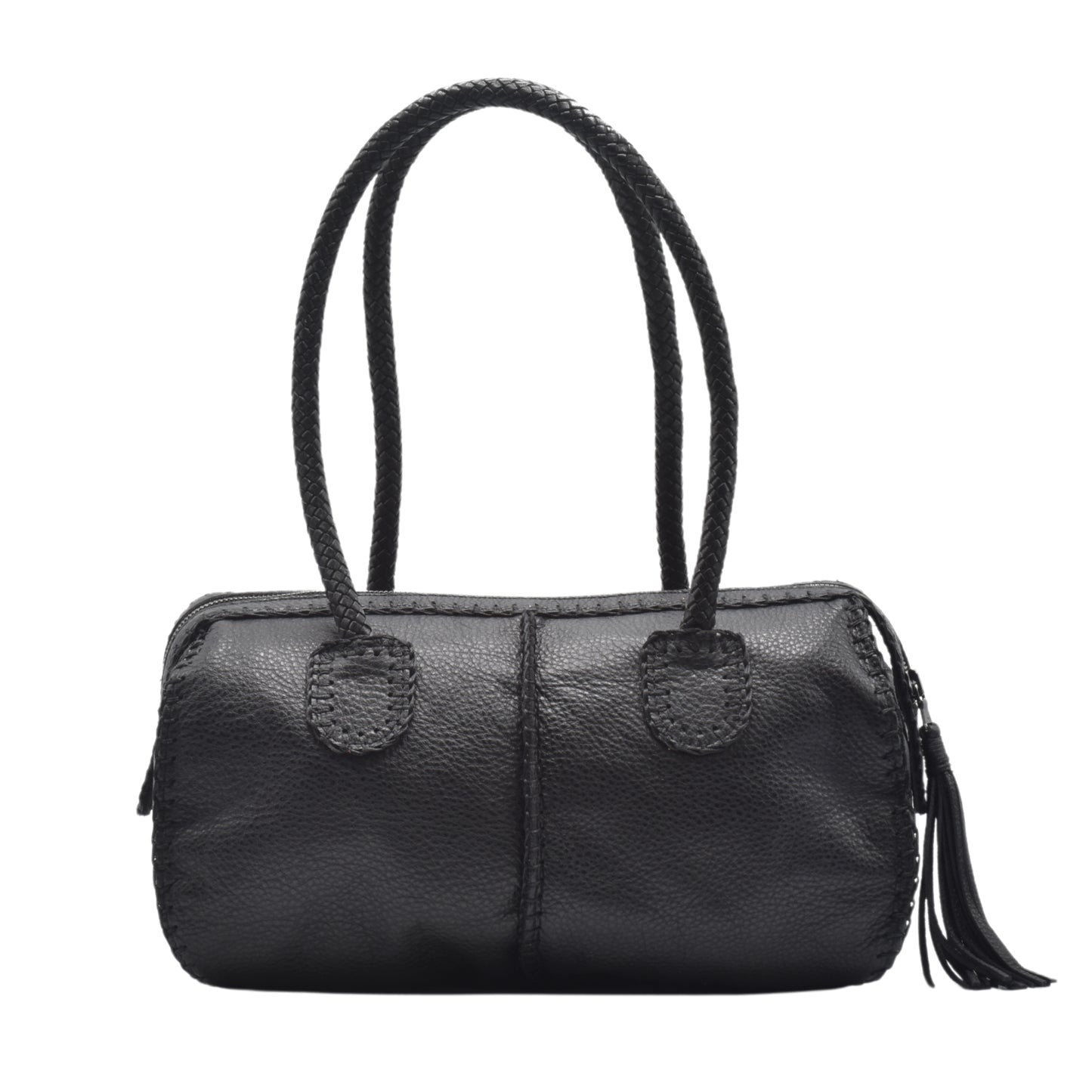 Classic Barrel Leather Bag