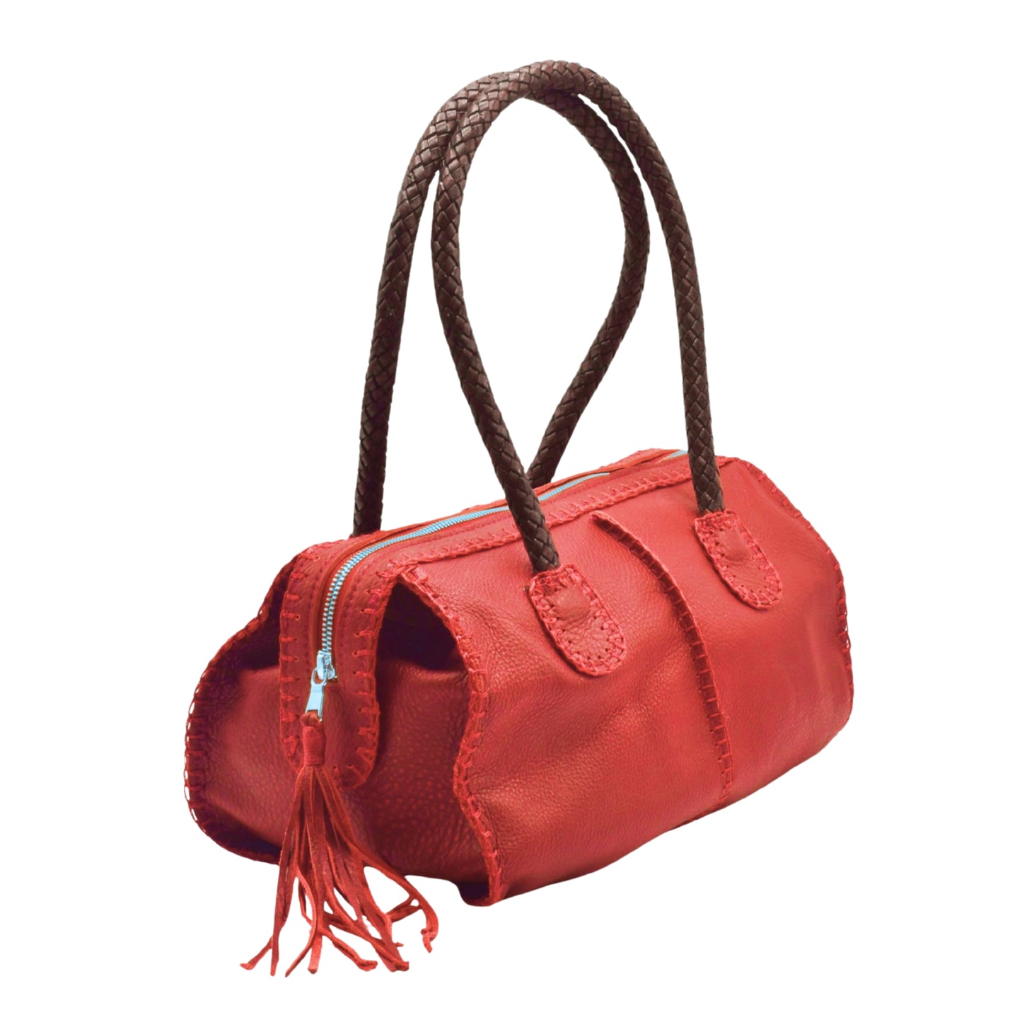 Classic Barrel Leather Bag