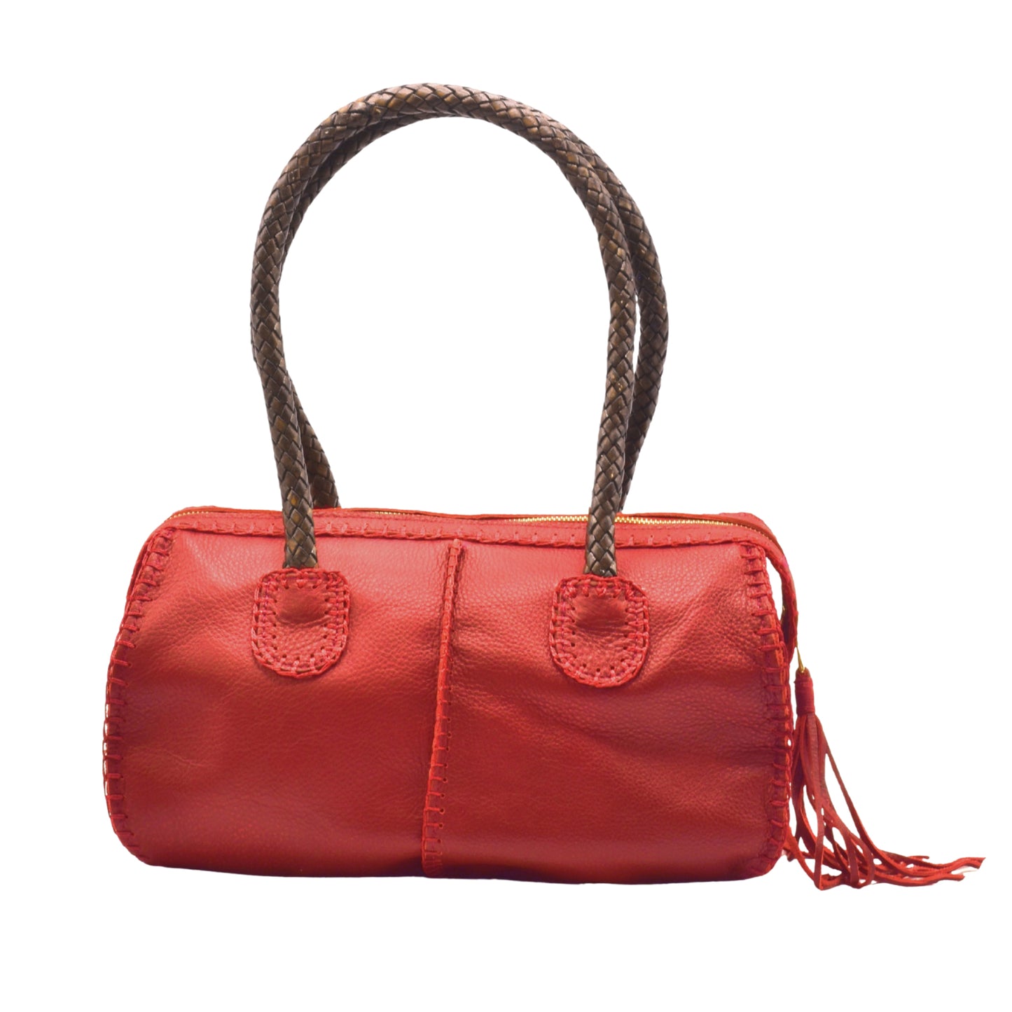 Classic Barrel Leather Bag