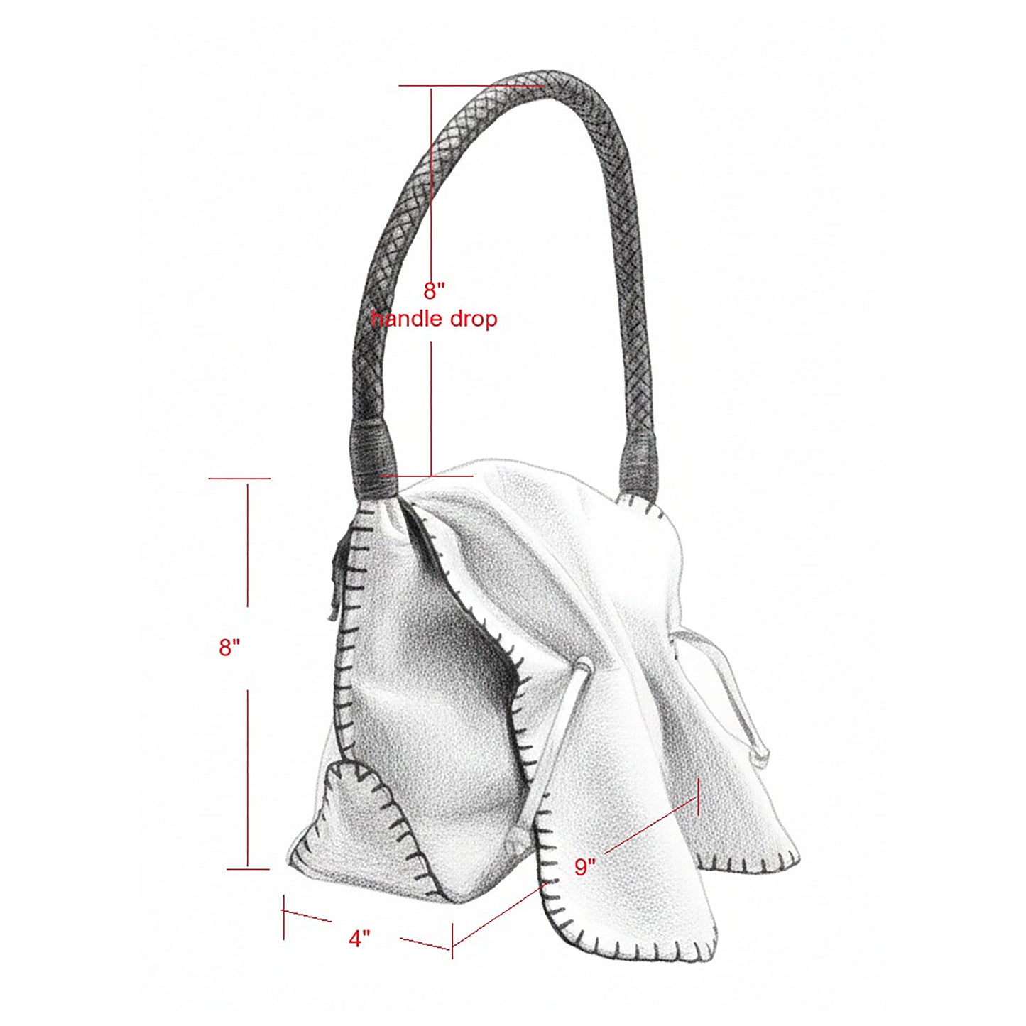 Shoulder Butterfly Leather Bag