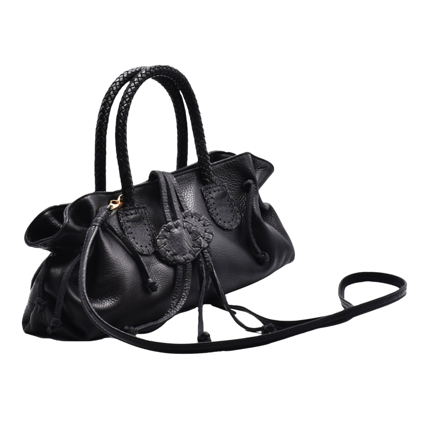 Mini Satchel Leather Bag