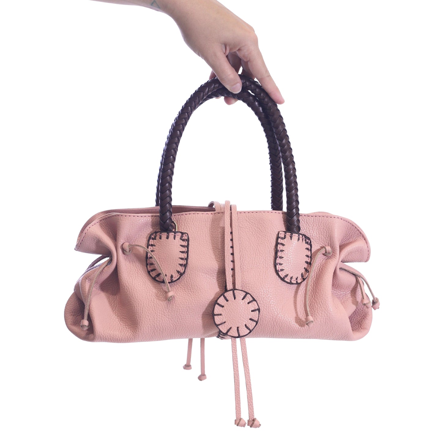 Mini Satchel Leather Bag