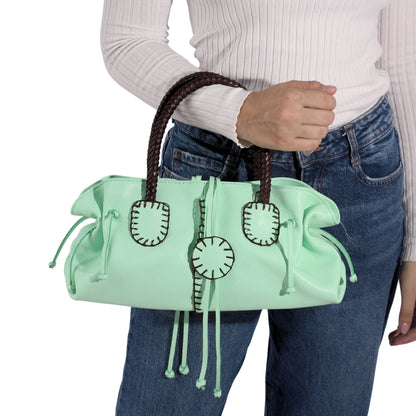 Mini Satchel Leather Bag