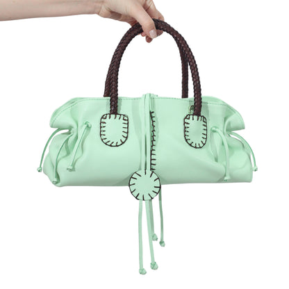 Mini Satchel Leather Bag