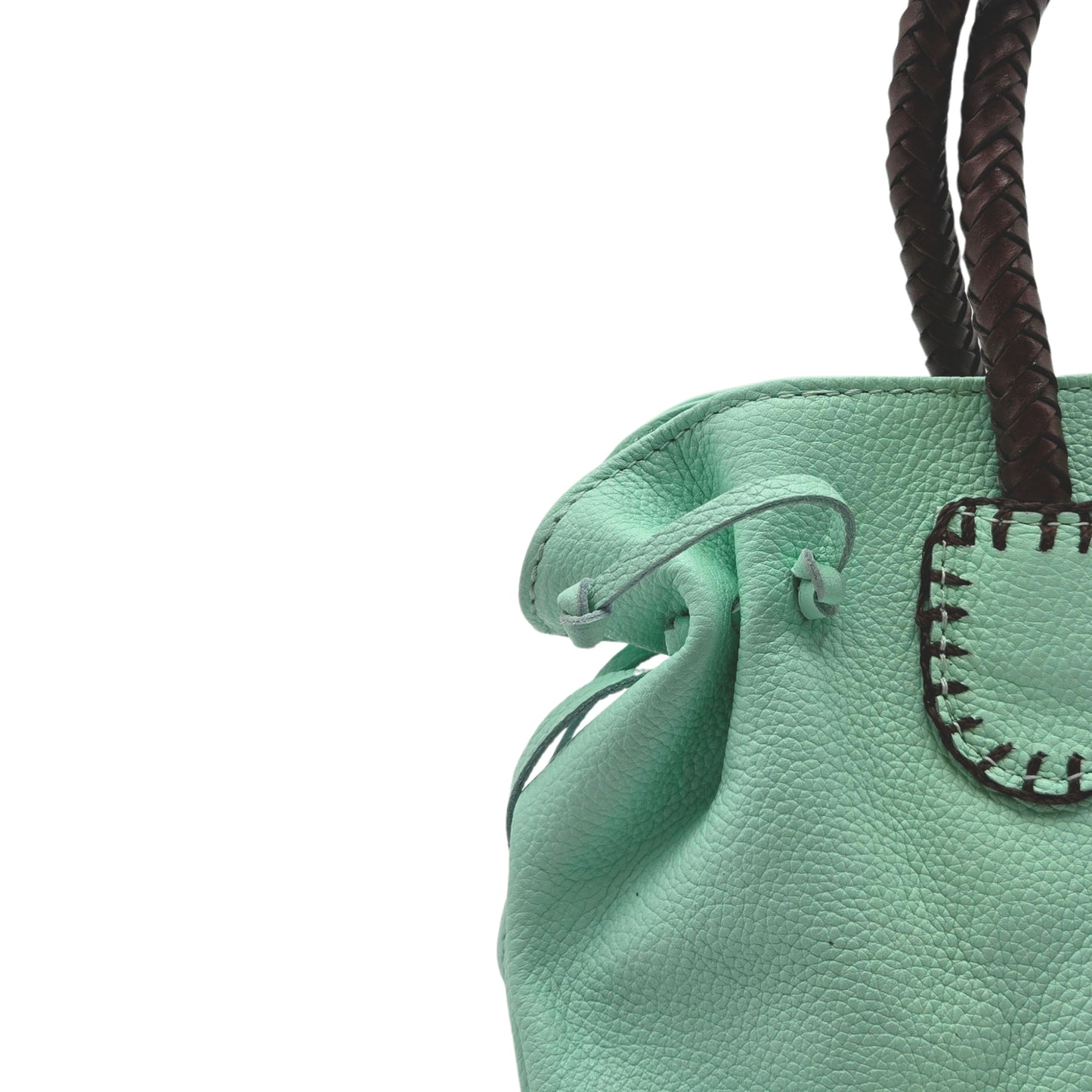 Mini Satchel Leather Bag