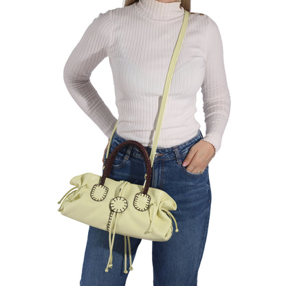 Mini Satchel Leather Bag