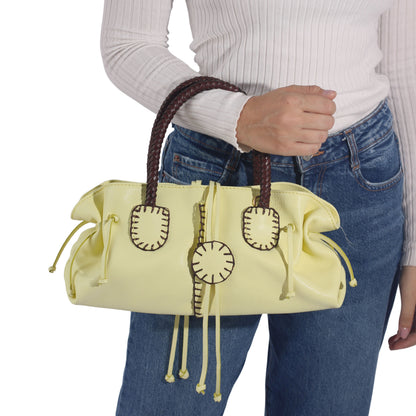 Mini Satchel Leather Bag