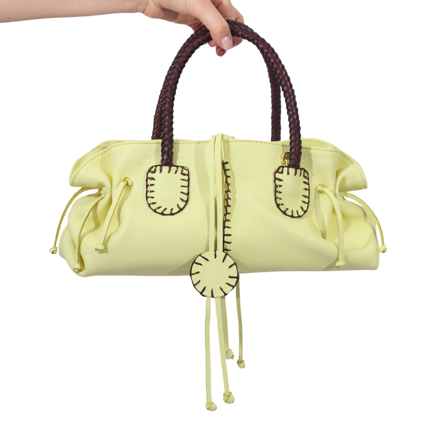 Mini Satchel Leather Bag