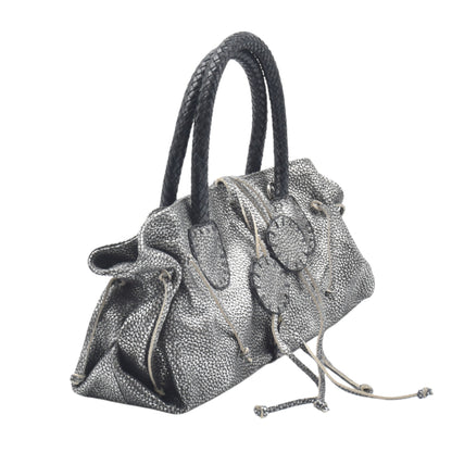 Mini Satchel Leather Bag