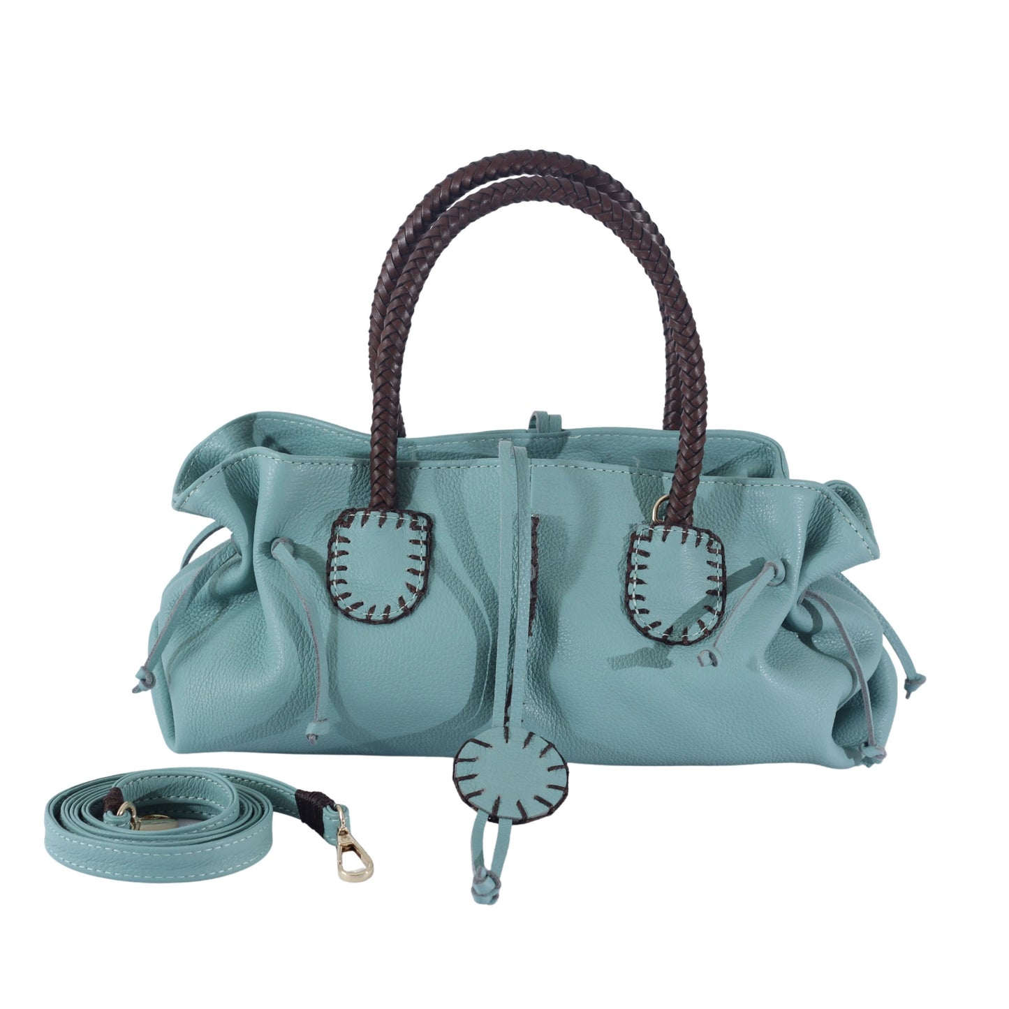 Mini Satchel Leather Bag