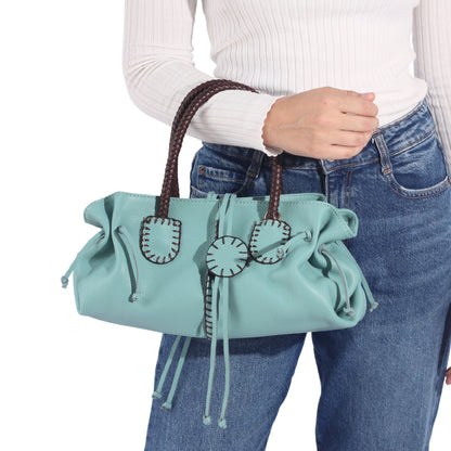 Mini Satchel Leather Bag