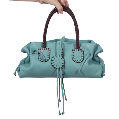 Mini Satchel Leather Bag
