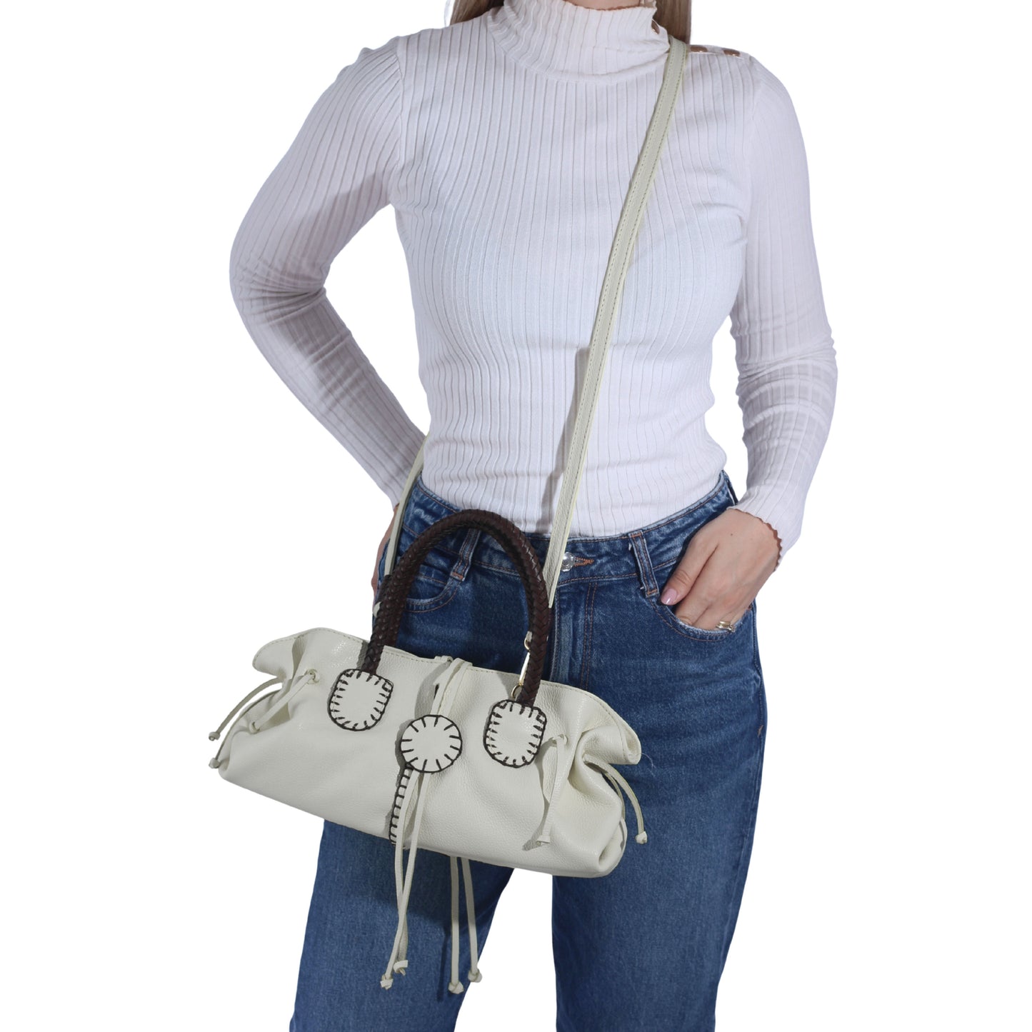 Mini Satchel Leather Bag