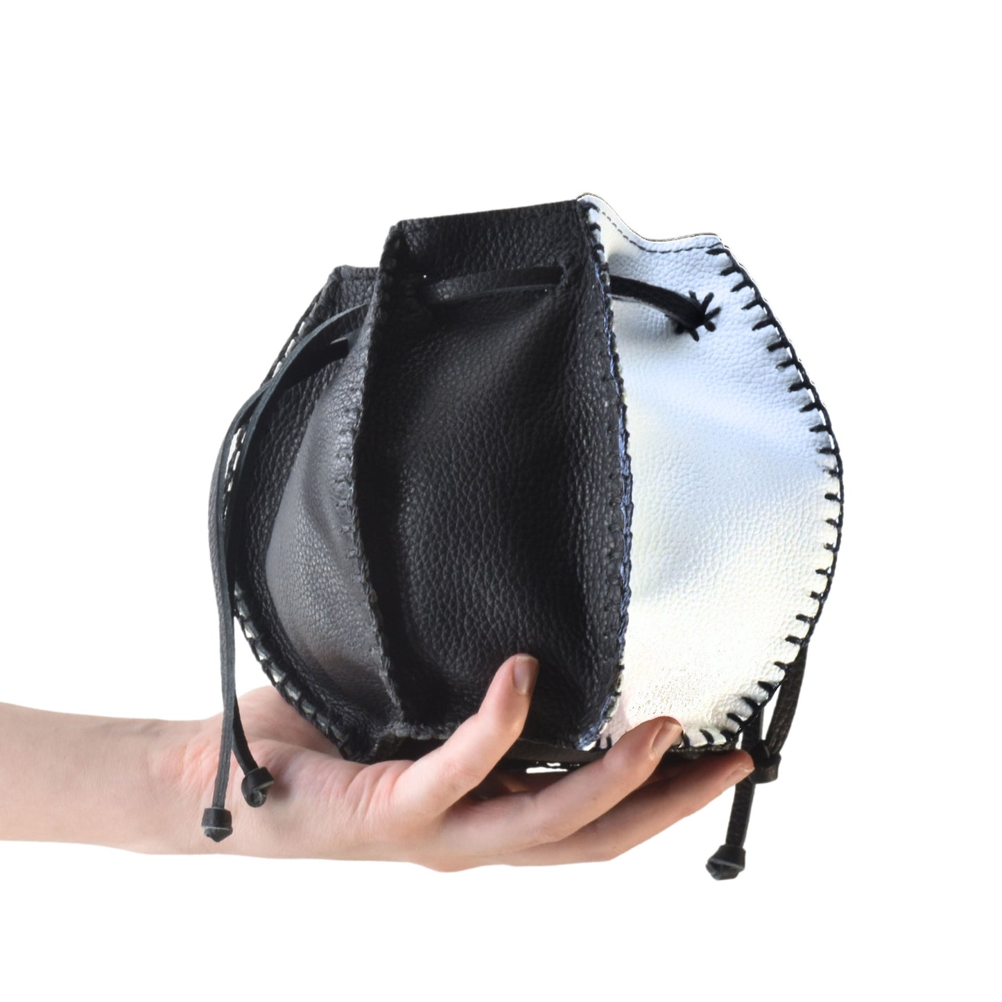 Mini Bucket Pouch Leather Bag