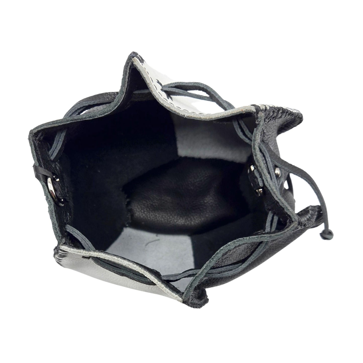 Mini Bucket Pouch Leather Bag