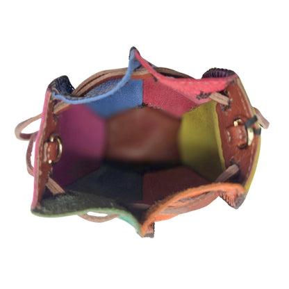 Mini Bucket Pouch Leather Bag