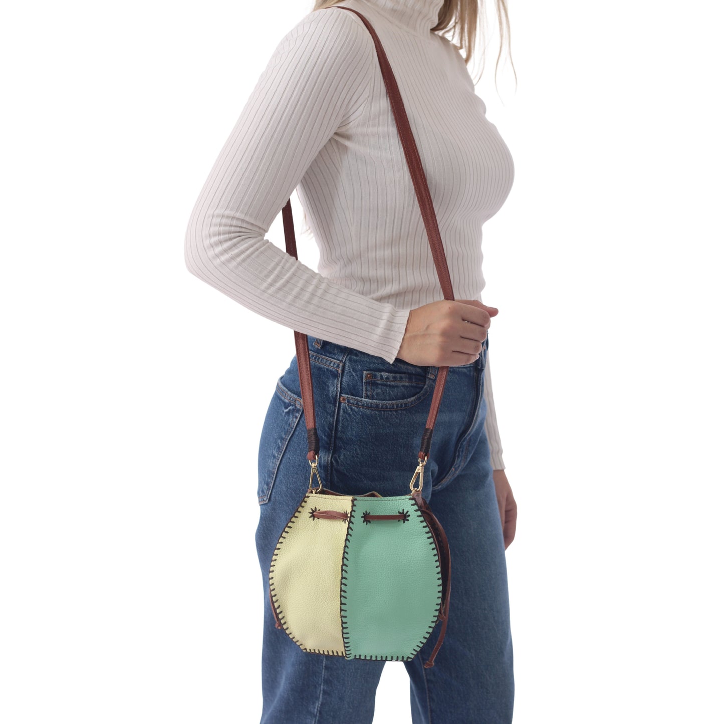 Bucket Leather Bag