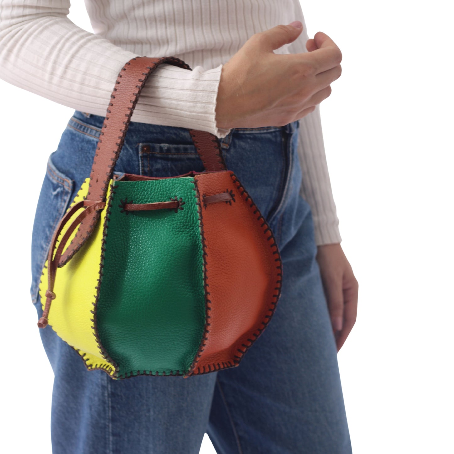 Bucket Leather Bag